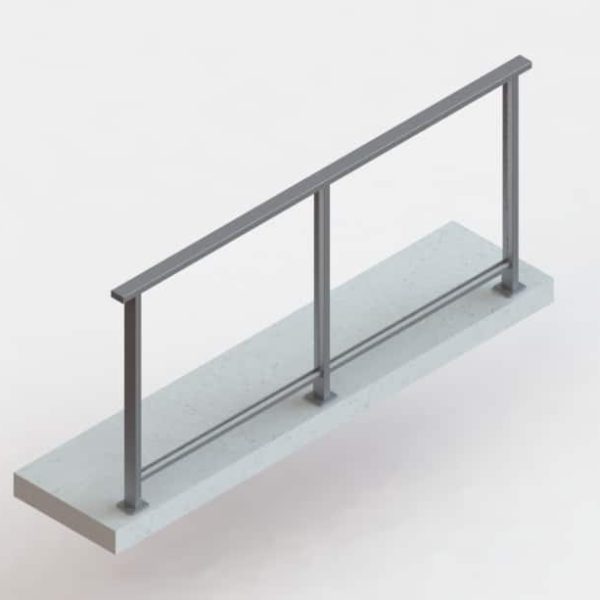 Vista Series - Rectangular handrail